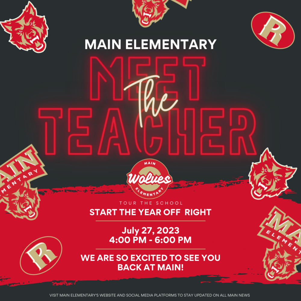 Meet the Teacher Main Elementary