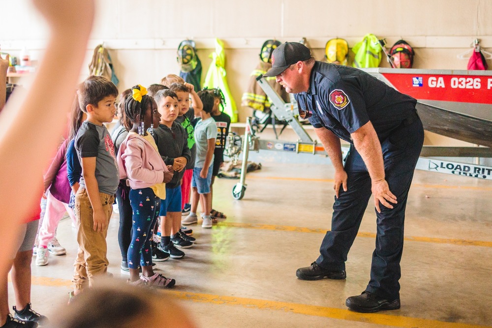 ​Pre-K Learns About Community Helpers Through Visit to Downtown Fire Station