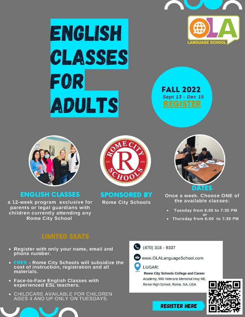 Rome City Schools English Classes for Adults