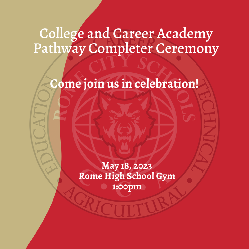 CTAE Pathway Completer Ceremony