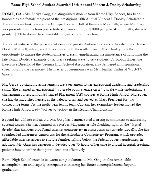 Press Release