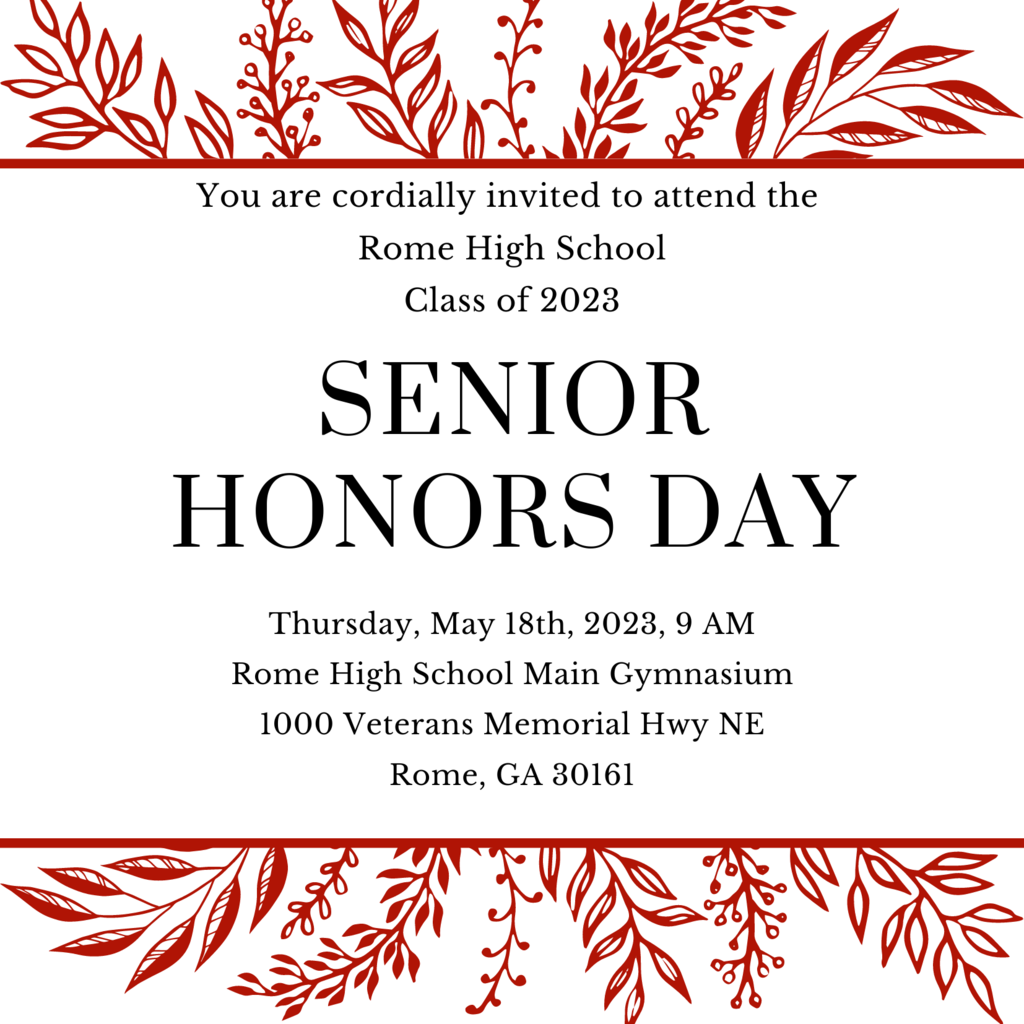 Senior Honors Day